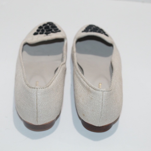 Oriental Traffic Loafer Grapes Stitch Canvas Flats - Picture 4 of 8